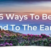 6 Ways to be Kind to the Earth