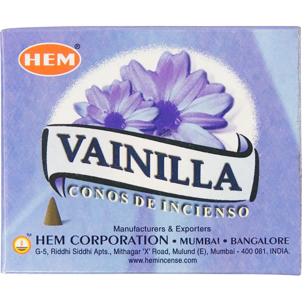 Hem Incense Cones Vanilla