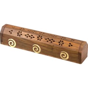 Incense Wood Storage Box - Spiral Inlay