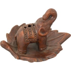 Incense Holder Elephant Terra Cotta Ceramic