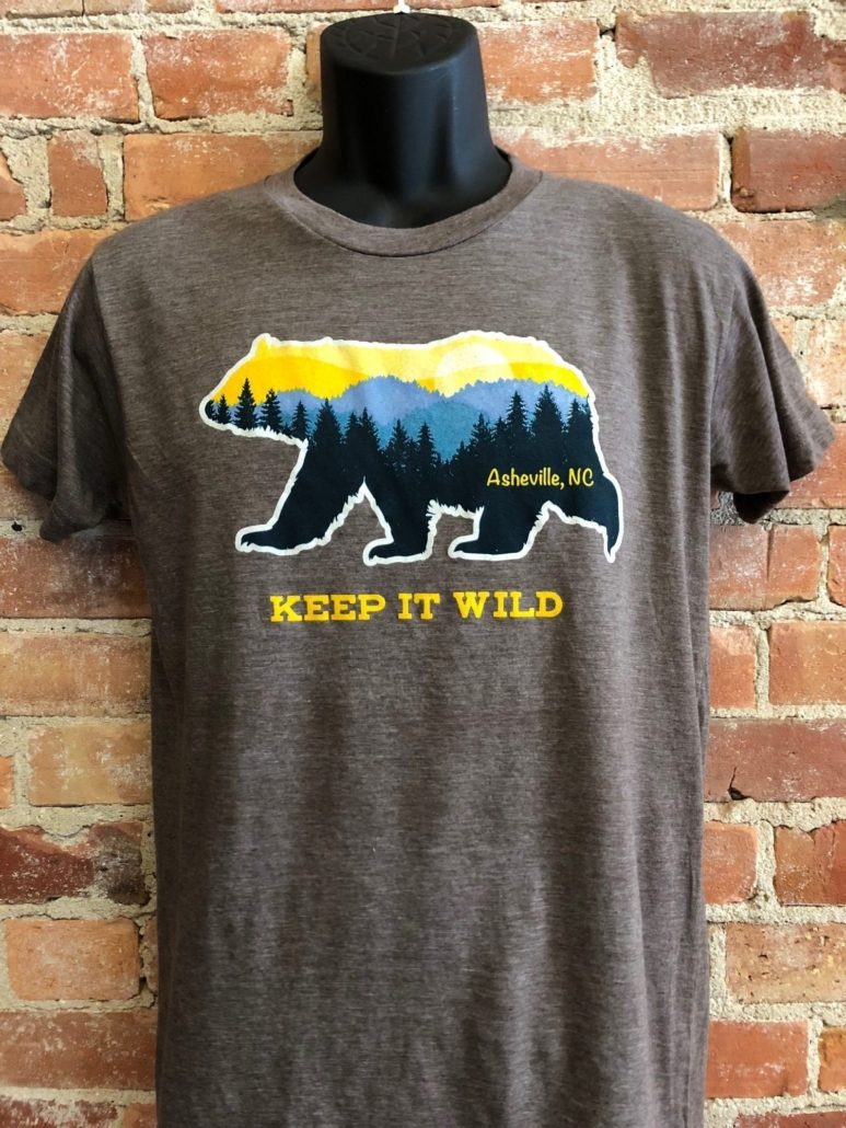 Asheville T-Shirt Keep It Wild Bear