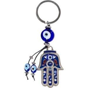 Evil Eye Talisman Key Chain Fatima Hand