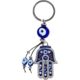 Evil Eye Talisman Key Chain Fatima Hand