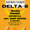 Astria Farms Delta 8 Gummies Orange