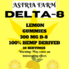 Astria Farms Delta 8 Gummies Lemon