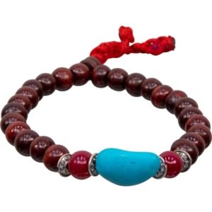 Mala Bracelet Rosewood & Turquoise