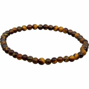 Energy Bracelet Round 4mm Tiger Eye