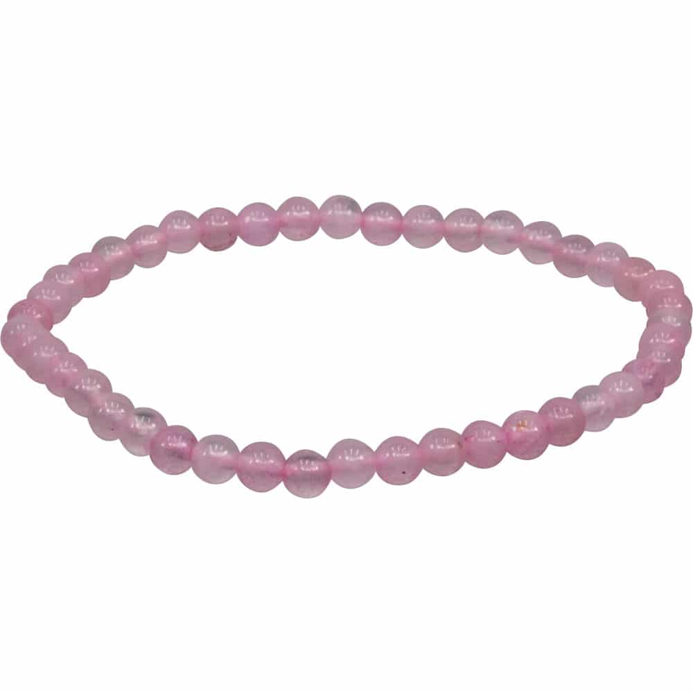 Energy Bracelet Round 4mm Rose Quartz