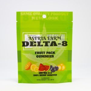 Astria Farms Delta 8 Gummies Fruit Pack
