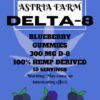 Astria Farms Delta 8 Gummies Blueberry