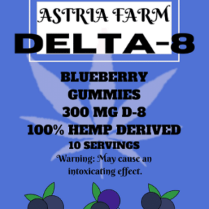 Astria Farms Delta 8 Gummies Blueberry