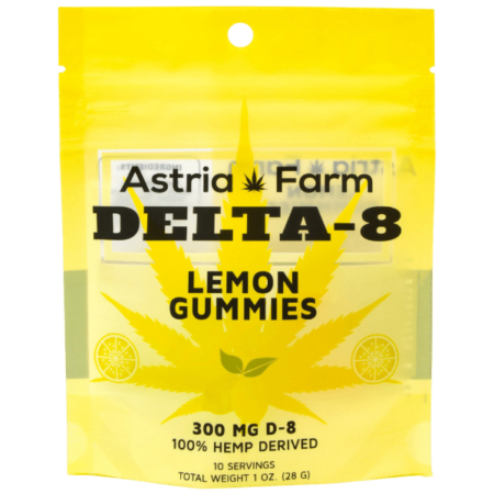 Astria Farm Delta 8 Gummies Lemon