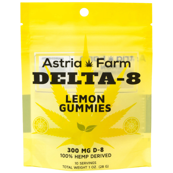 Astria Farm Delta 8 Gummies Lemon