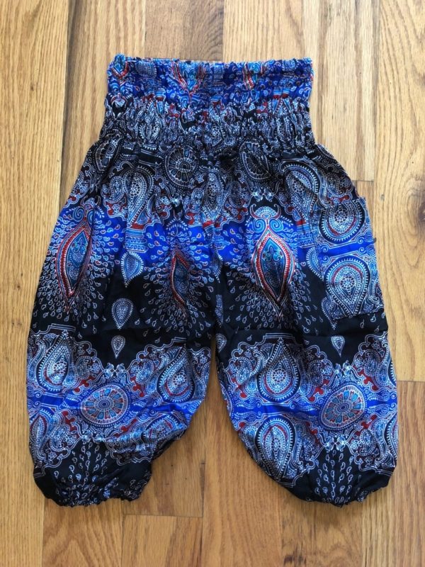 Kid's Harem Pants Blue Instant Karma Asheville