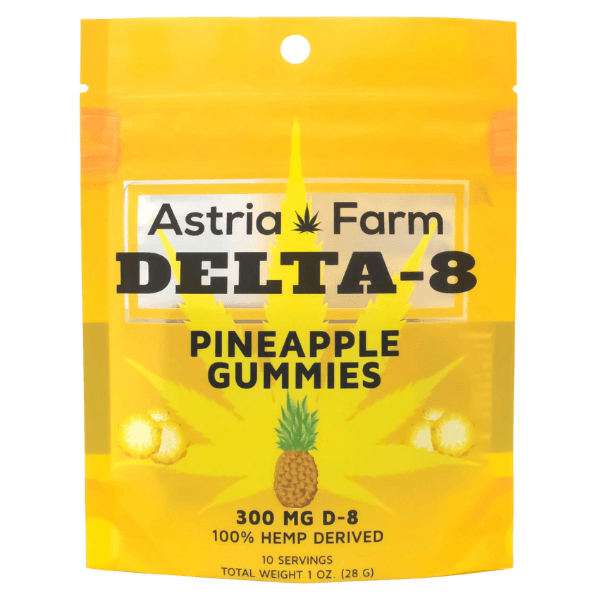 Astria Farm Delta 8 Gummies Pineapple