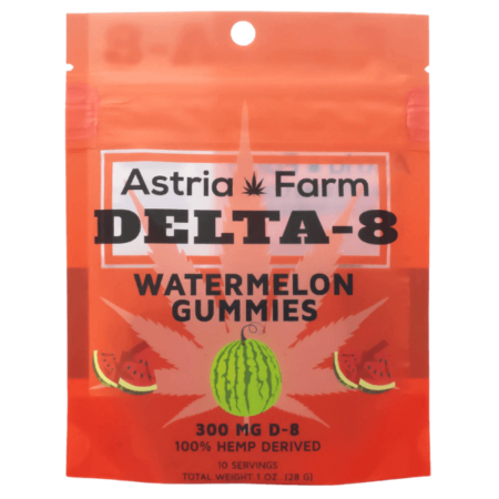 Astria Farm Delta 8 Gummies Watermelon Package