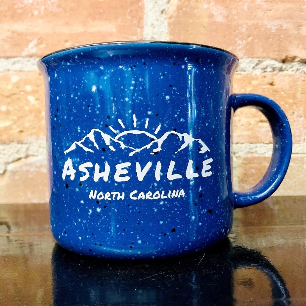 Asheville Ceramic Camping Mug