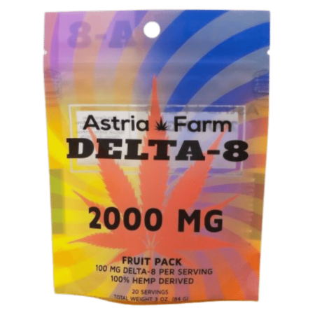 Astria Farm DELTA 8 Gummies Fruit Pack 2000 mg