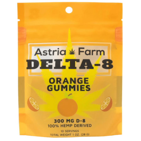Astria Farm Delta 8 Gummies Orange