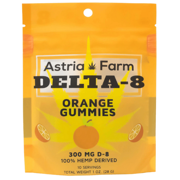 Astria Farm Delta 8 Gummies Orange