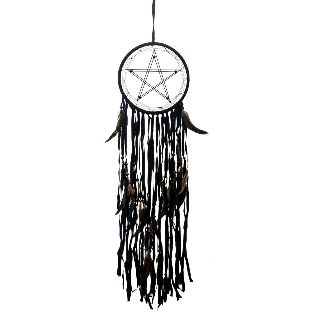 Dreamcatcher Pentacle Boho Pagan Protection