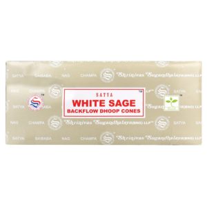 Backflow Incense Cones - Satya - White Sage